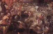 Jacopo Tintoretto Die Schlacht am Taro oil painting artist